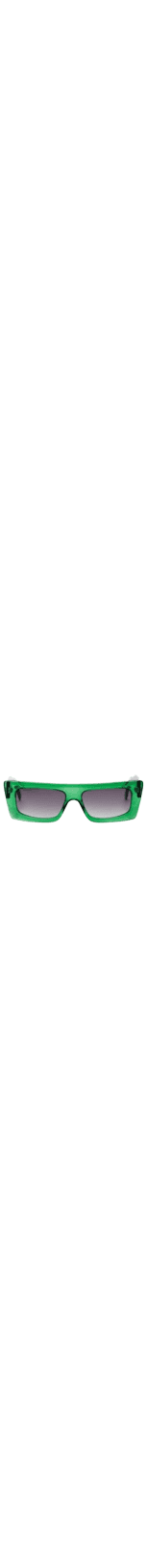 Óculos De Sol Feminino Adulto Nyc Transparente Degradê Verde Helena Bordon