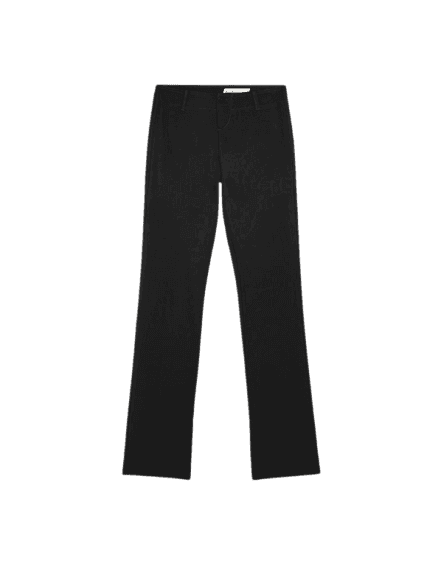 Calça slim fit cintura baixa