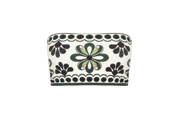Top Feminino Reto Double Florara – Preto Farm