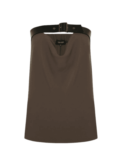 Top Amplo Belted John John Feminino