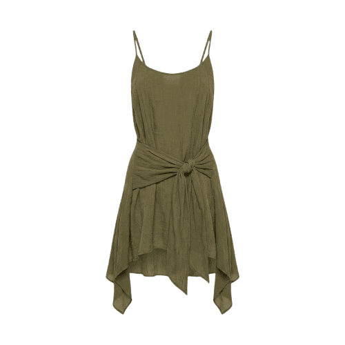 Vestido Curto Amarracao Tessile Color