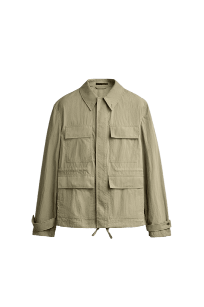 Parka Relax Fit com Bolsos
