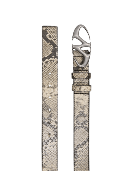 Cinto com fivela animal print