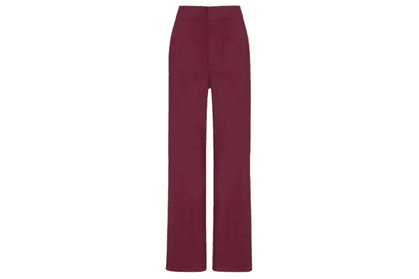 Calça Reta Vermelha