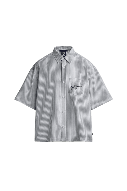 Camisa Listrada Bordada Ayrton Senna © Senna Brands